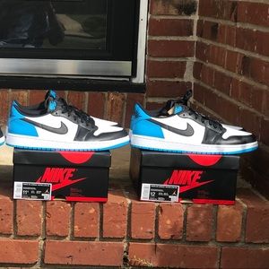 Air Jordan 1 Low OG UNC Black Powder Blue 11.5W (10 Men)
